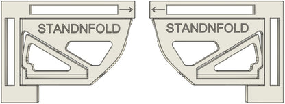 Laptop stand standnfold